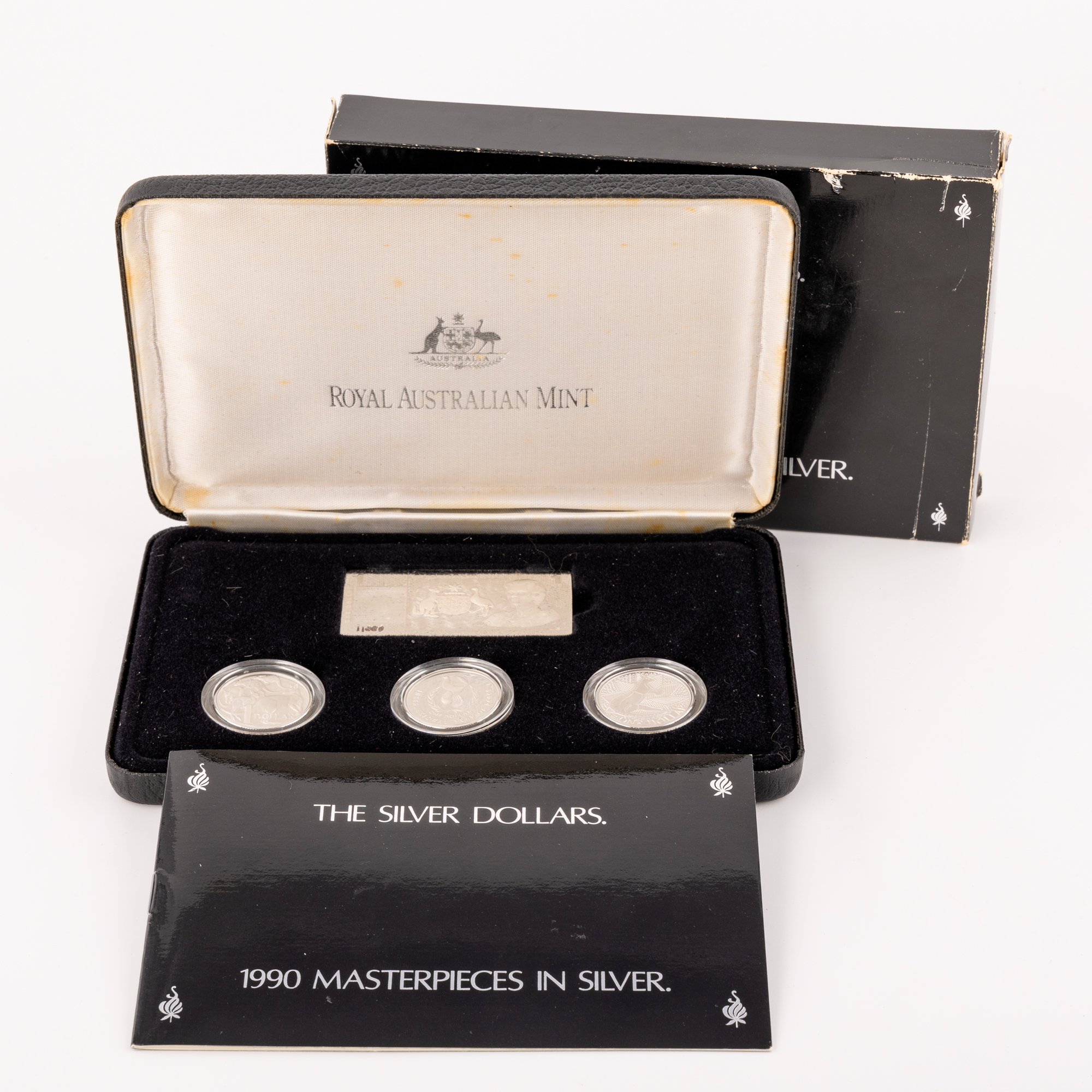 Elizabeth II, Masterpieces in Silver Proof Set, One Dollar, 1990, UNC