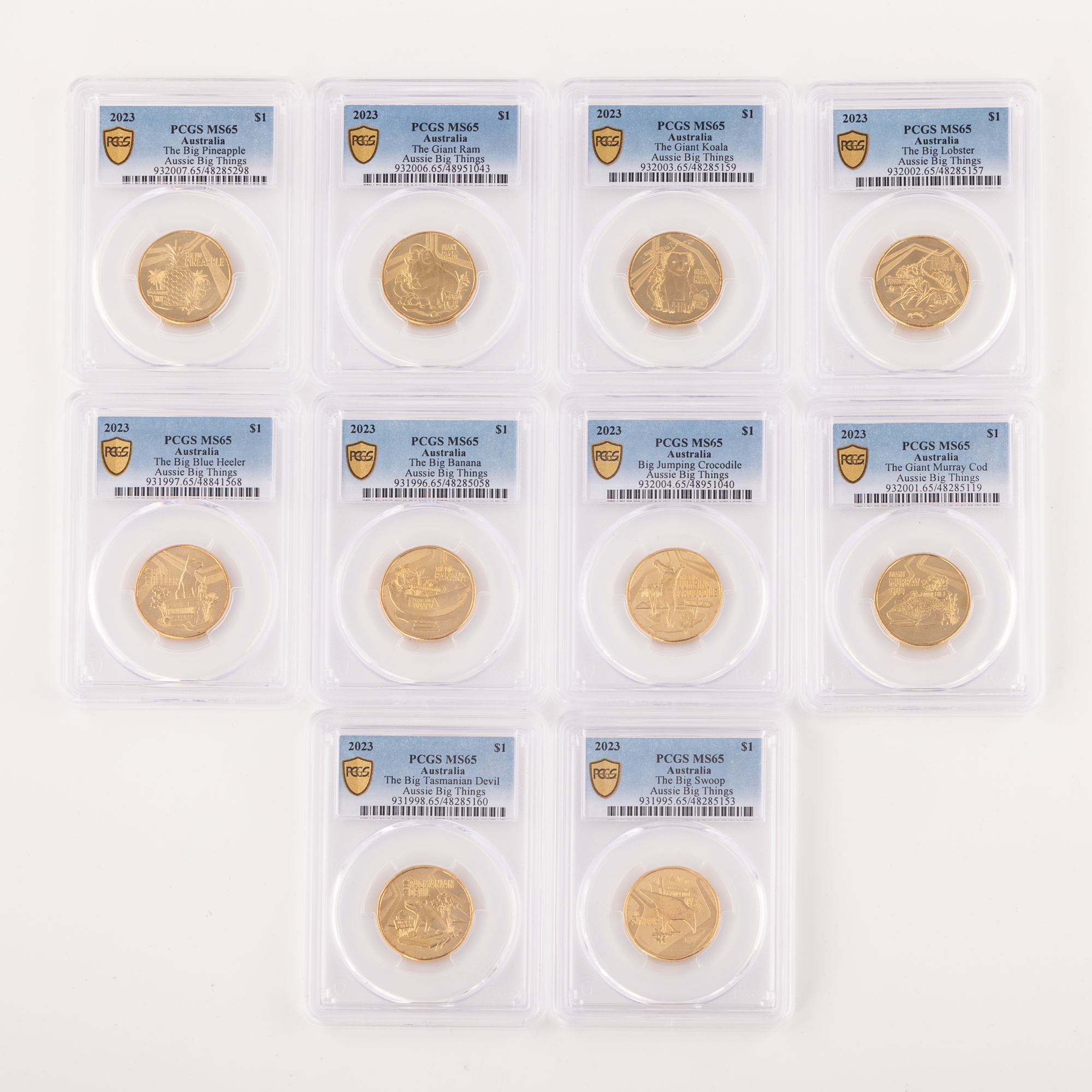Elizabeth II, Aussie Big Things, One Dollar, 2023, PCGS MS65