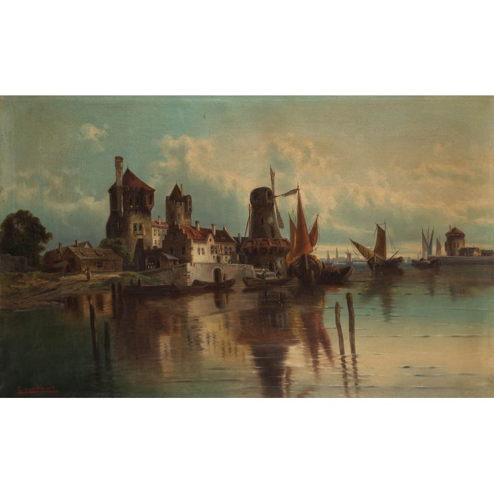 Karl Kaufmann | Pejzaż portowy