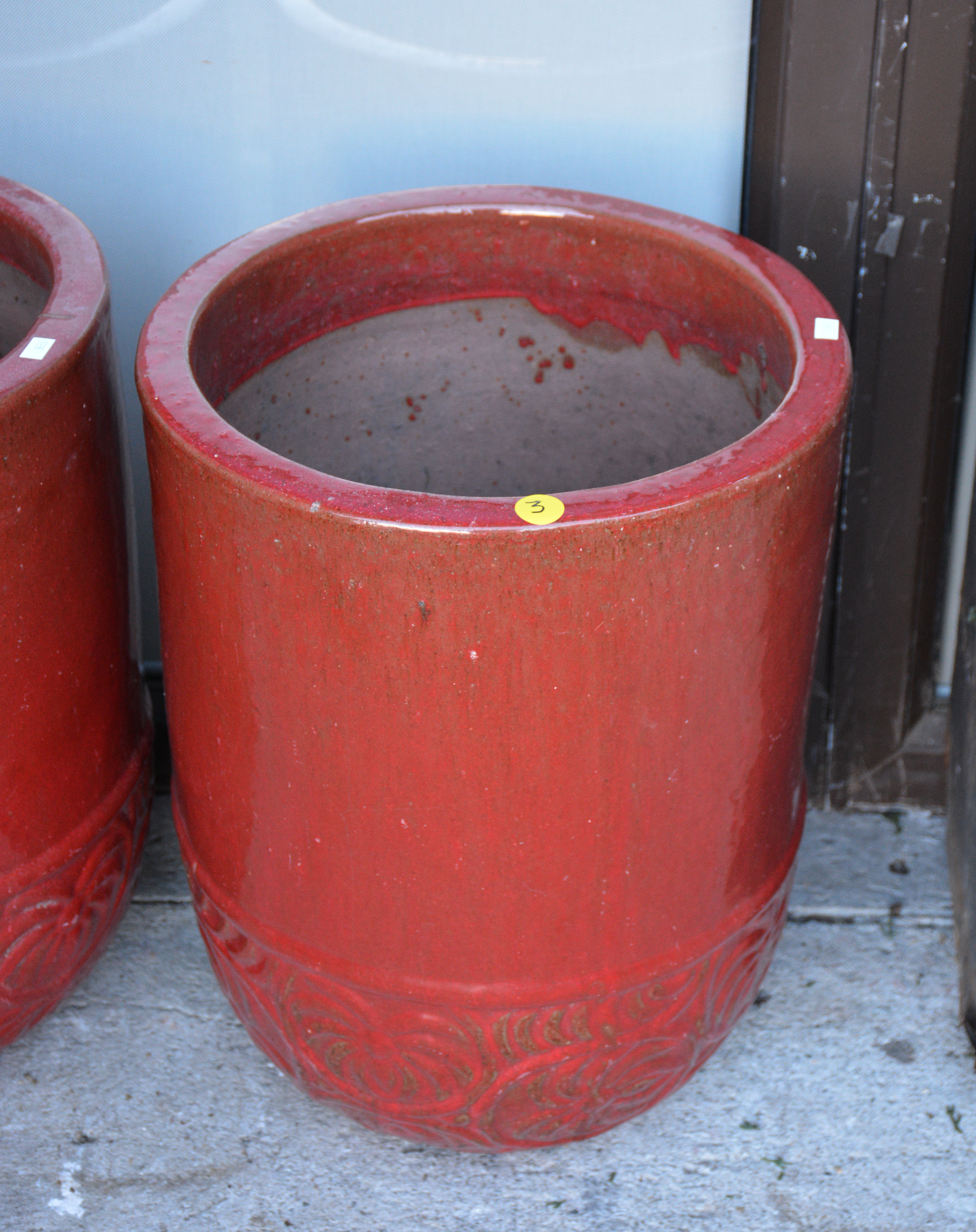 Large Outdoor Red Pot — NZ auction result
