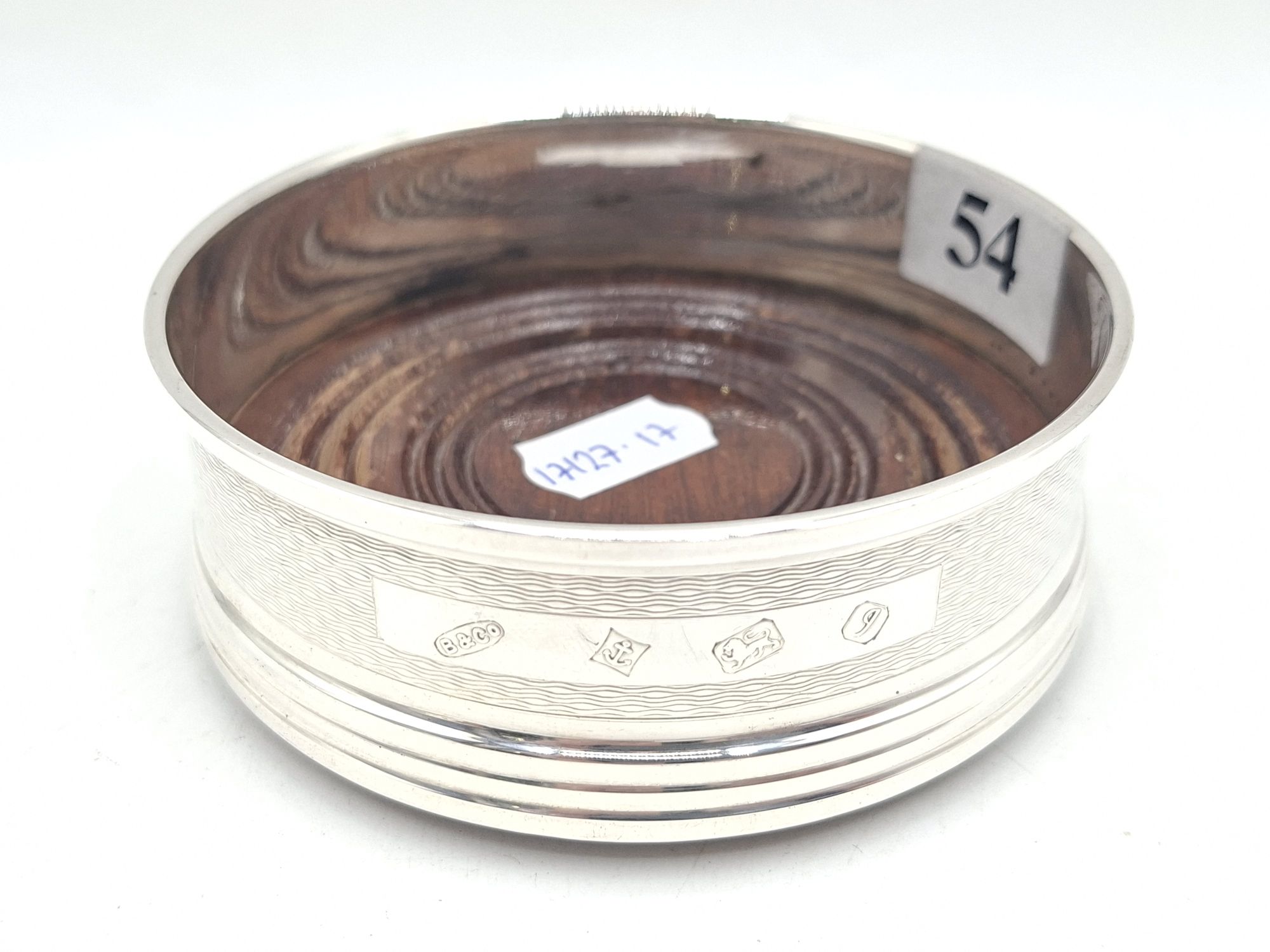 Sterling Silver Modern Bottle Coaster