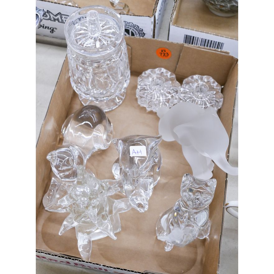 Box Crystal Figurines Etc