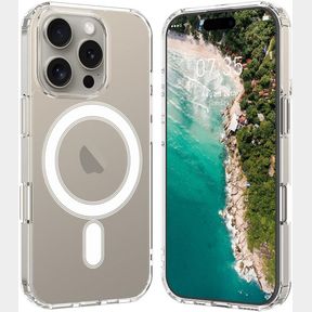 2024-2025 NEW FOR NEW IPHONE 16 PRO CASE WITH MAGNETIC CHARGER STRONGEST MAGNET, MILITARY-GRADE PROTECTION, NON-YELLOWING, SLIM MA