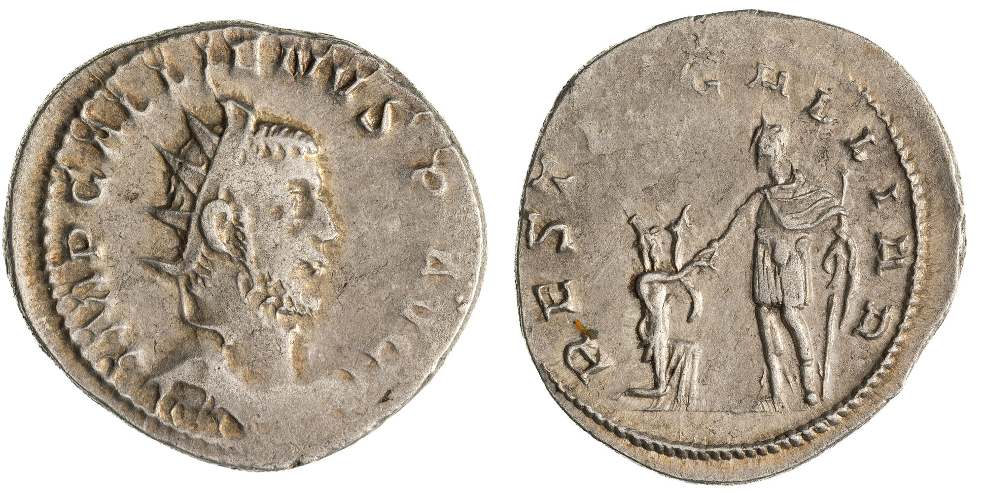 Gallienus, Antoninianus, 257 AD, gVF