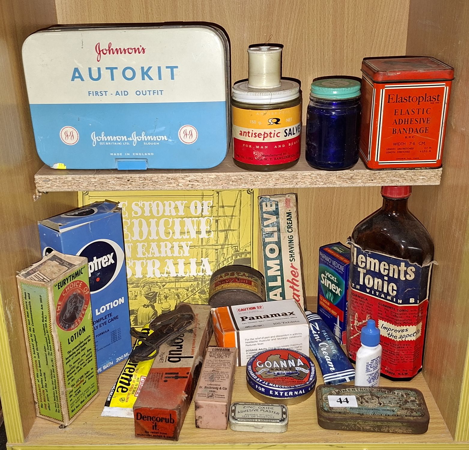 44 · CHEMISTS AND HOME REMEDY TINS