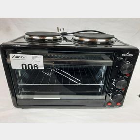 DIGIMARK 28 LITRE ELECTRIC OVEN WITH 2 SOLID HOT PLATES