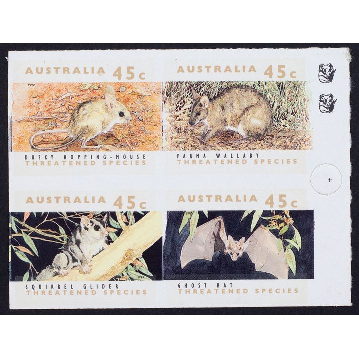 Block, Threatened Species, Forty-Five Cents, 1992, Good