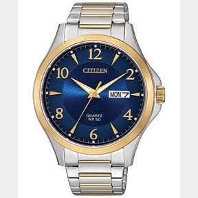 CITIZEN MEN'S QUARTZ TWO-TONE STAINLESS STEEL BRACELET WATCH 41MM - MULTI