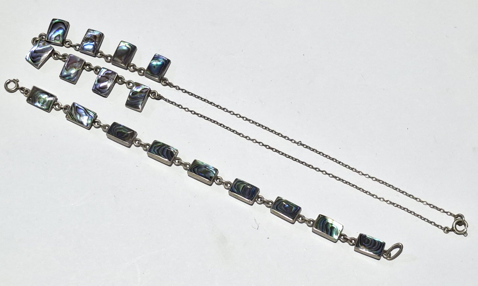 Silver Paua Shell Jewellery
