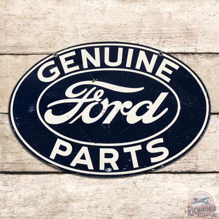 Ford Genuine Parts Double Sided Tin Sign