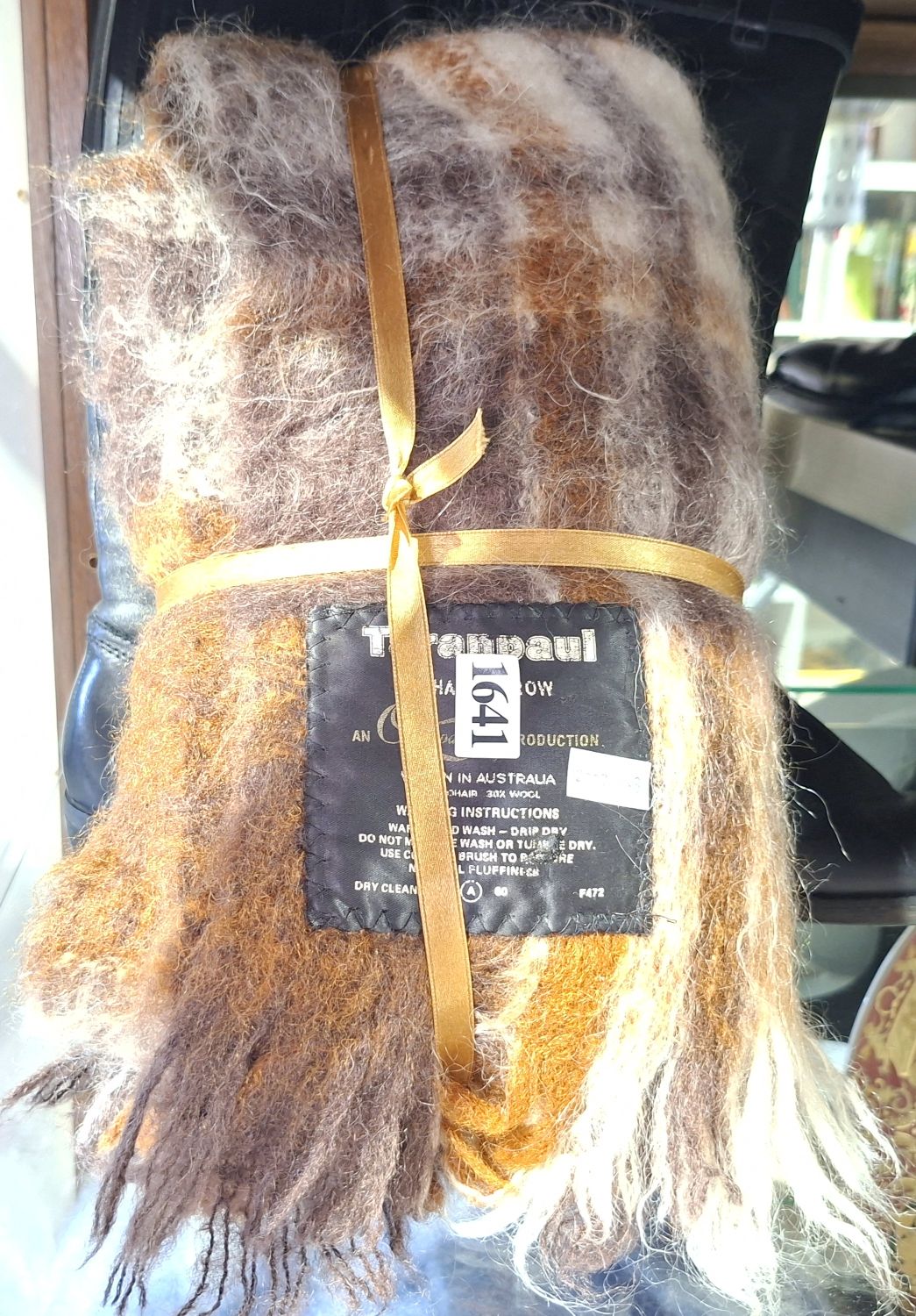 Taranpaul Mohair Throw Rug
