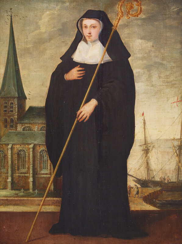 Antwerp School, Circa 1640
Portrait of an Abbess