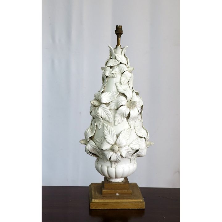 LARGE MID 20TH CENTURY ITALIAN CERAMIC TABLE LAMP