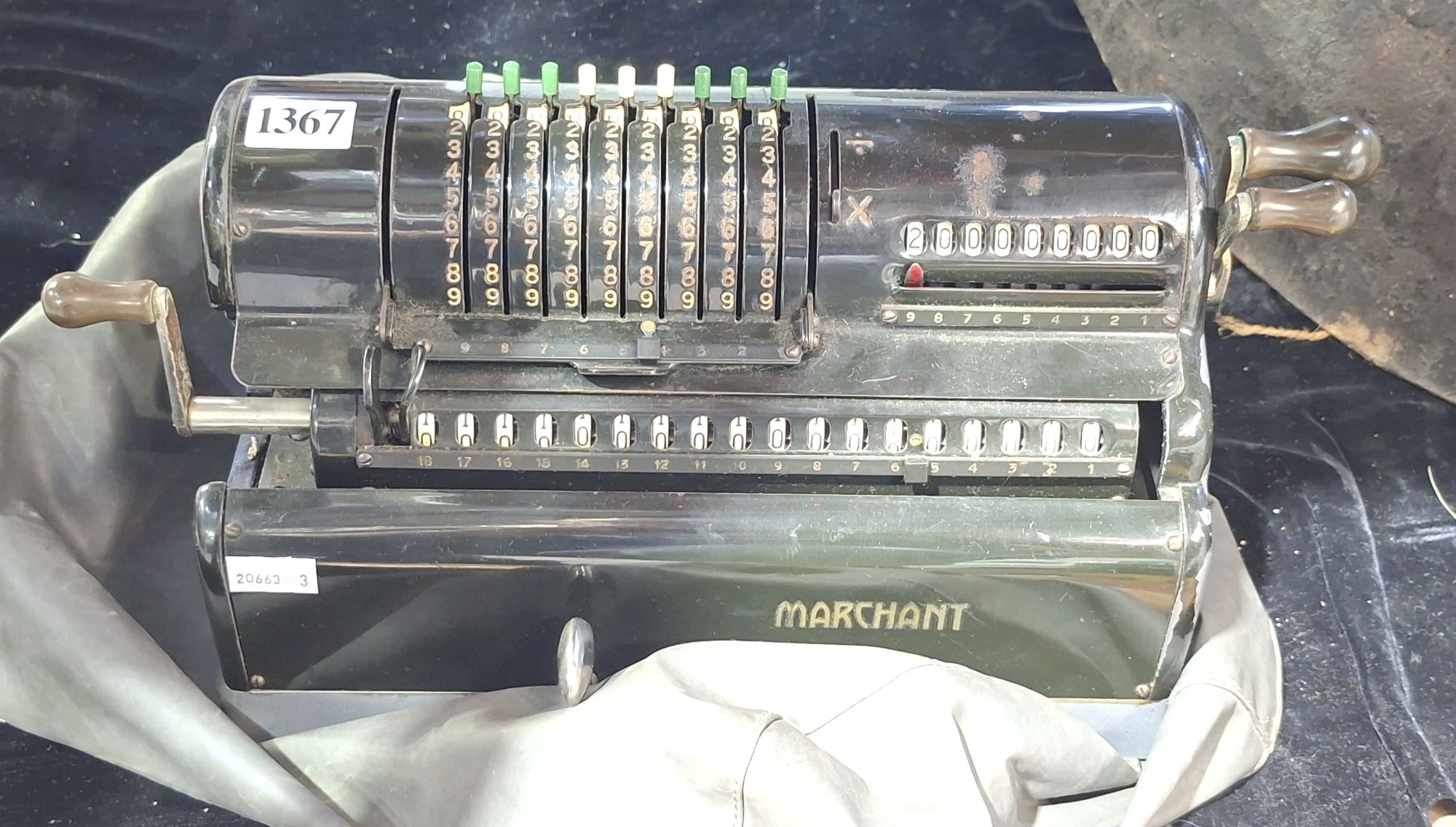 MARCHANT MECHANICAL PINWHEEL CALCULATOR