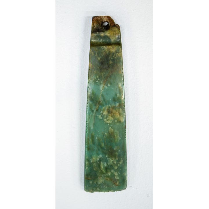 Toki/Adze - 19th century or earlier medium to pale green pounamu toki