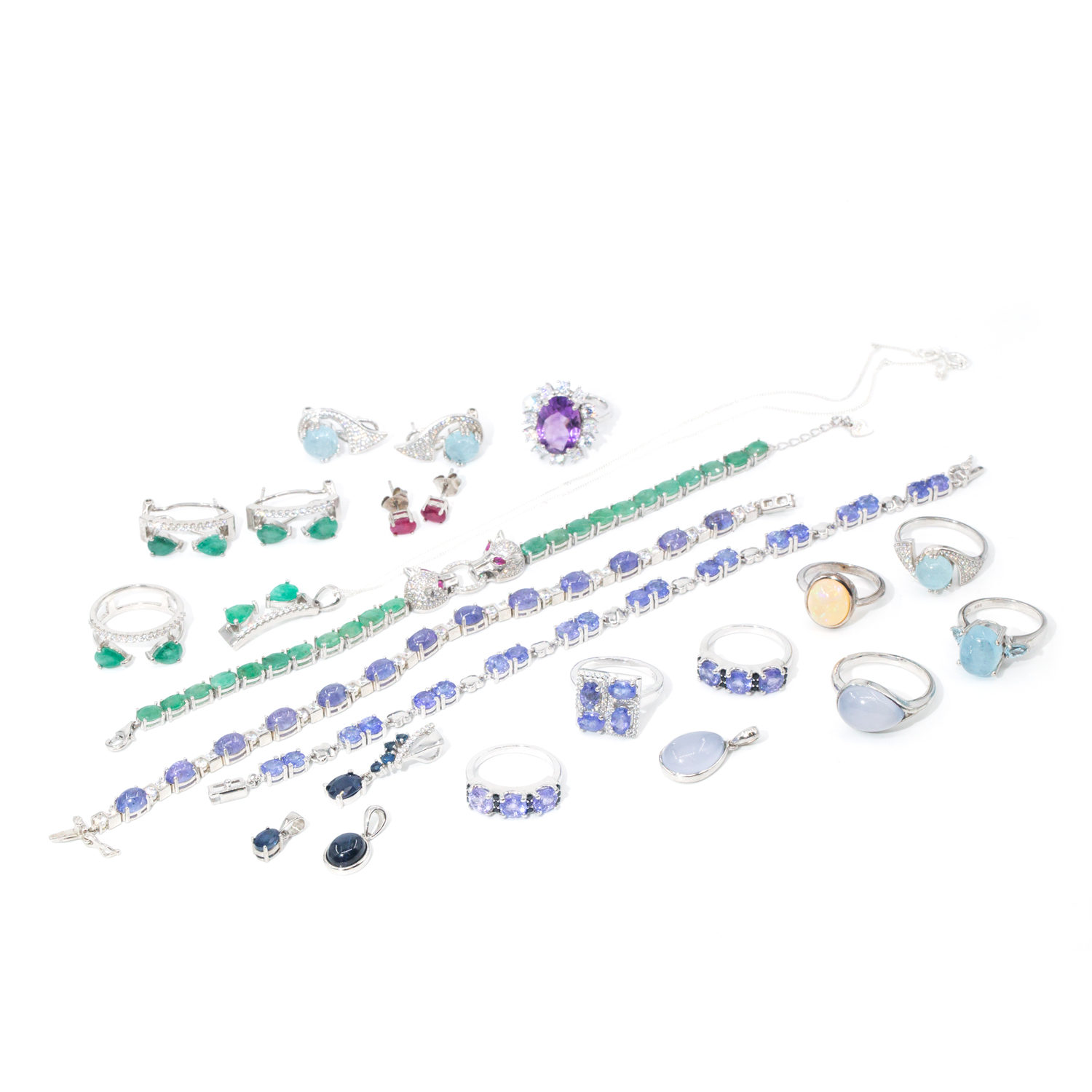 Lot of New Sterling Silver Jewellery