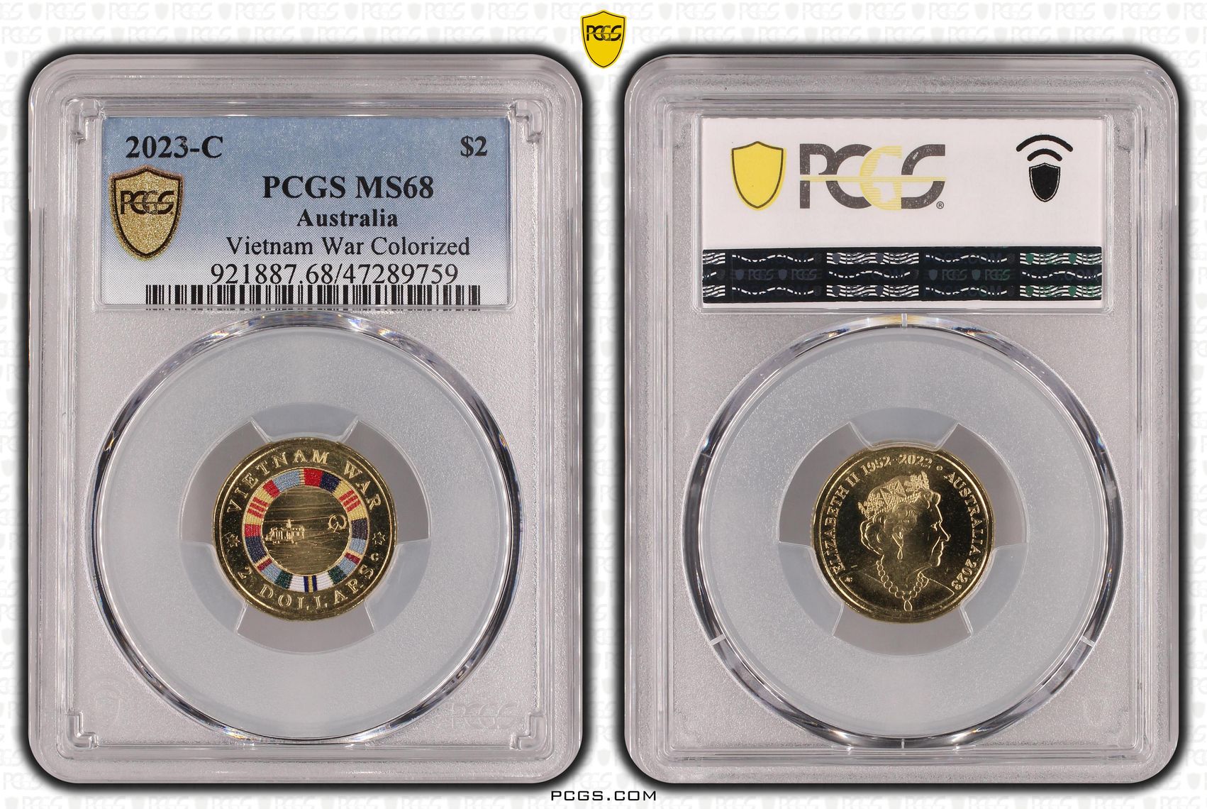 Vietnam War Colorized, Two Dollar, 2023-C, PCGS MS68