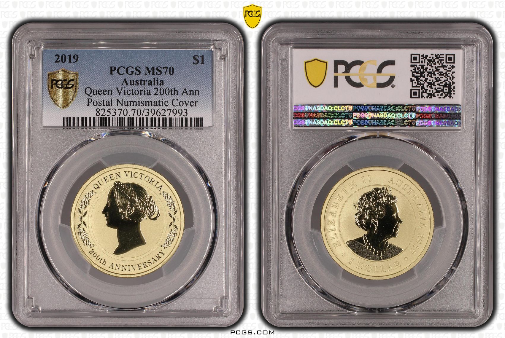 Elizabeth II, One Dollar, 2019, MS70