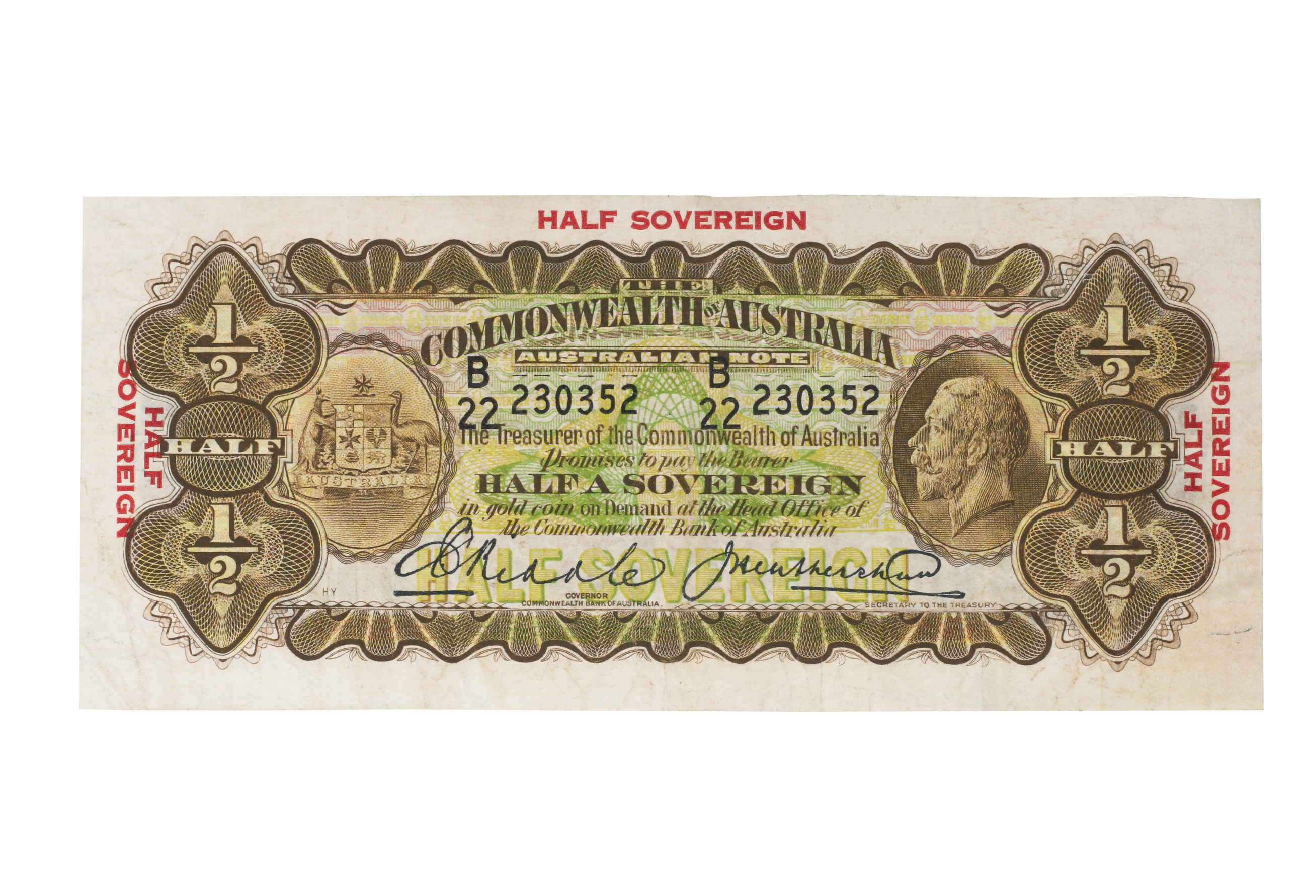 1946. · Riddle/Heathershaw, Ten Shillings, gVF