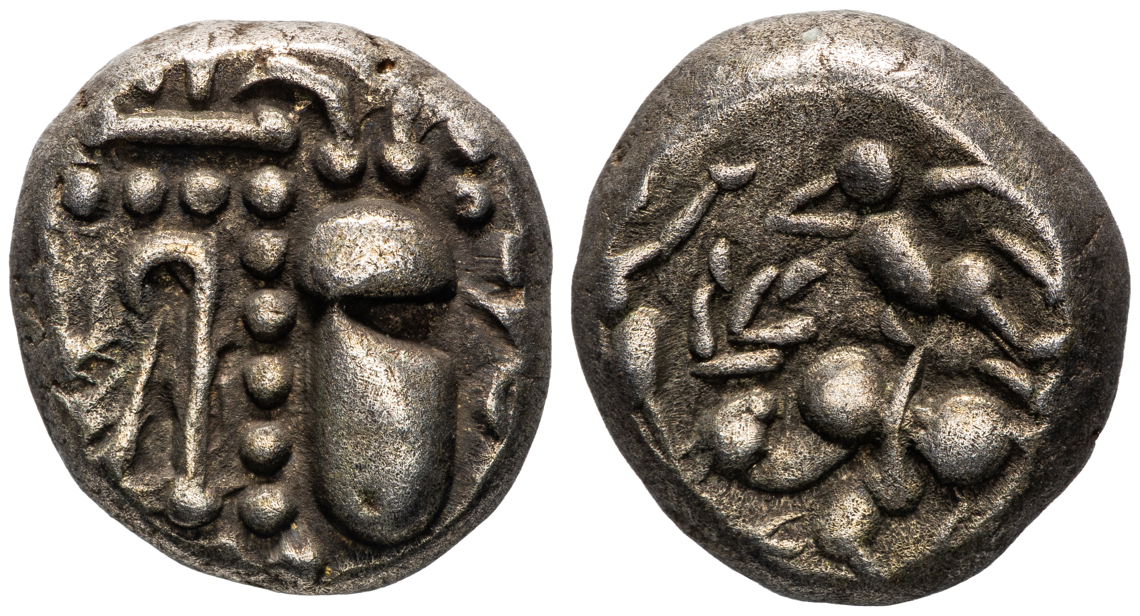 Indo-Sasanian, Gadhaiya Paisa, Drachm, 13TH Century, gEF