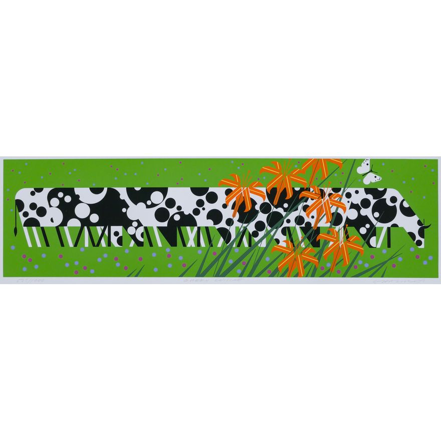 Charley Harper ''Green Cuisine'' 1984 Serigraph