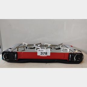 DOUBLE CARTRIDGE BUTANE GAS STOVE PLUS LPG CONNECTION -