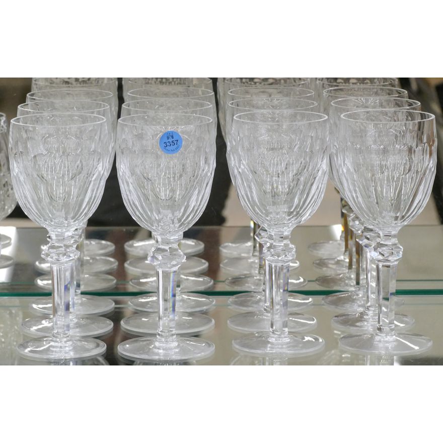 Set 12 Waterford Curraghmore Crystal Goblets