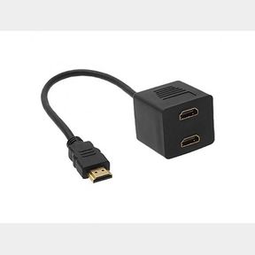 HDMI Splitter Adapter Cable (1 HDMI In 2 HDMI Out) |NOT TESTED