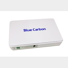 BLUE CARBON UPS FOR WIFI ROUTER WITH 120CM Y CABLE AND SUPPORT POE