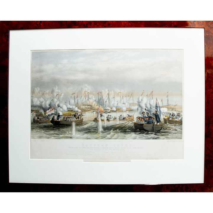 Oswald W. Brierly '‘Fatshan Creek’, The ‘Raleigh’s gig sinking and the crew disabled…'