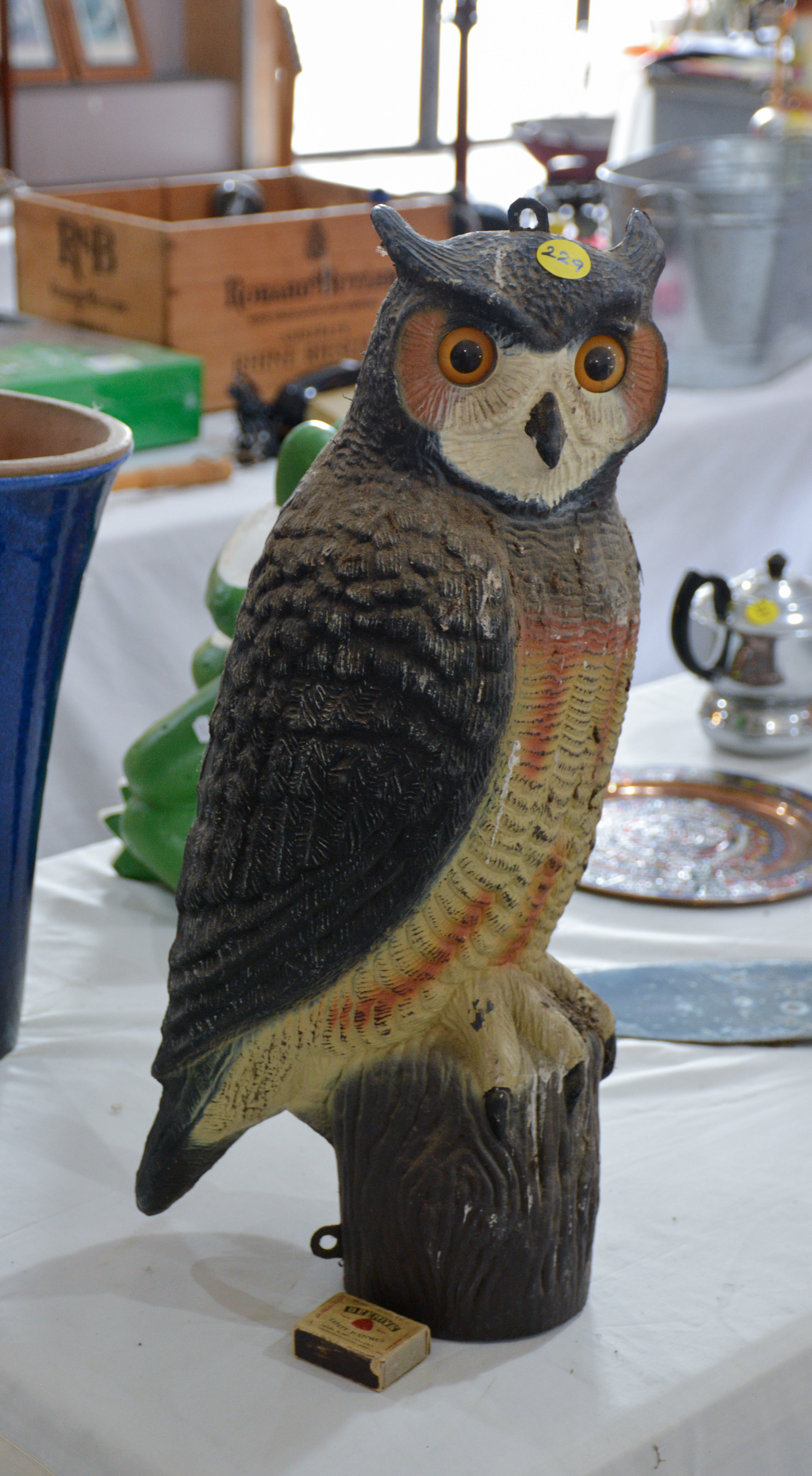 Owl Garden Art Ornament — sold at auction in New Zealand for $45