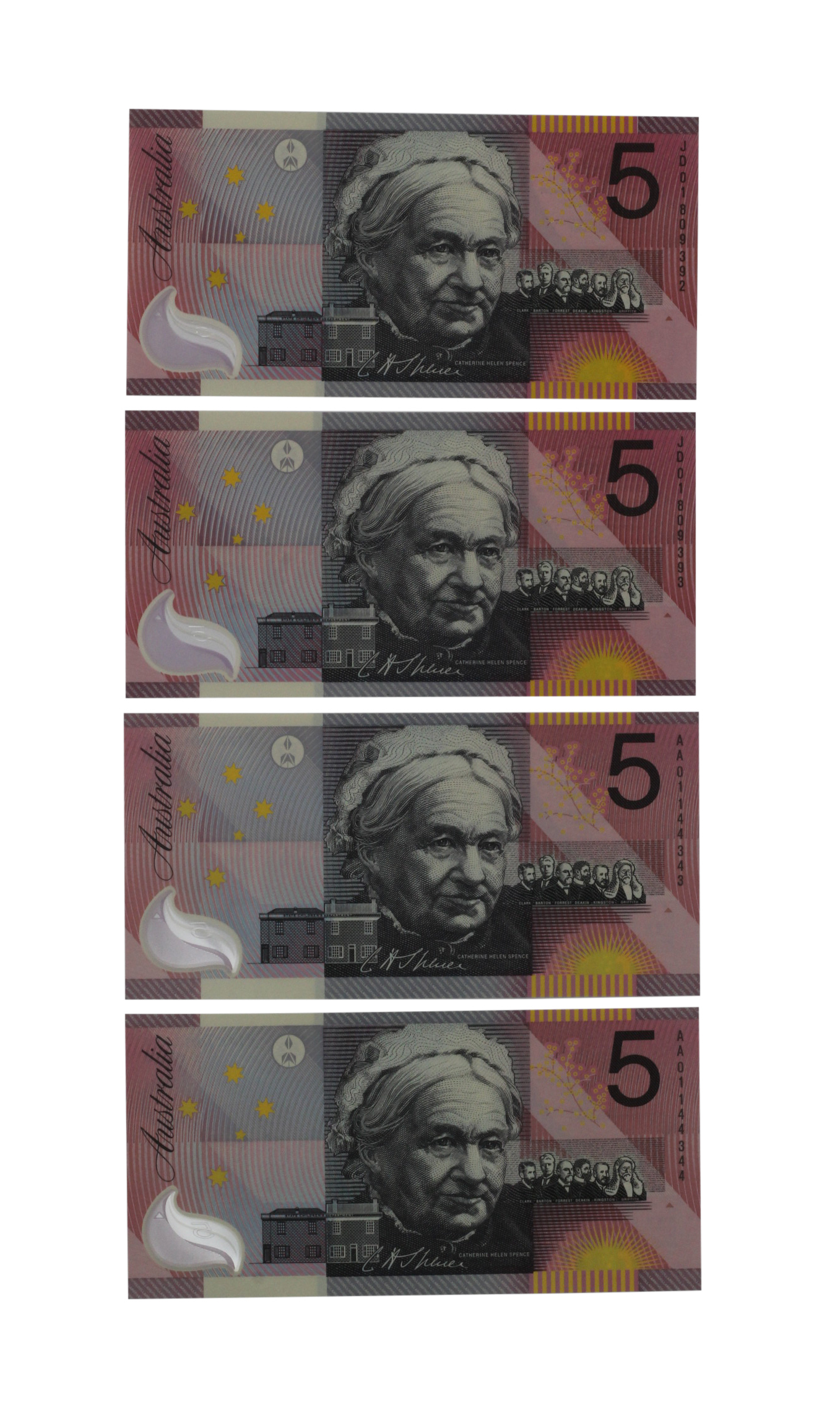 2215. · MacFarlane/Evans, Five Dollars, 2001, UNC