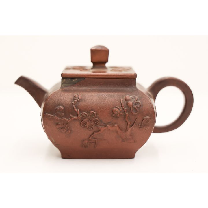 Chinese Export Small Molded Yixing Teapot