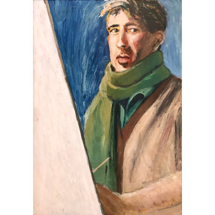 MICHAEL SMITHER (b. 1939), Self Portrait