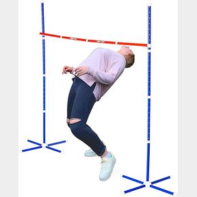 Giggle N Go Limbo Game for Adults & Family, Indoor Fun, Backyard, Lawn Games, Outdoor Party for Kids, Easy Setup, Easter Basket Stuffer Gift