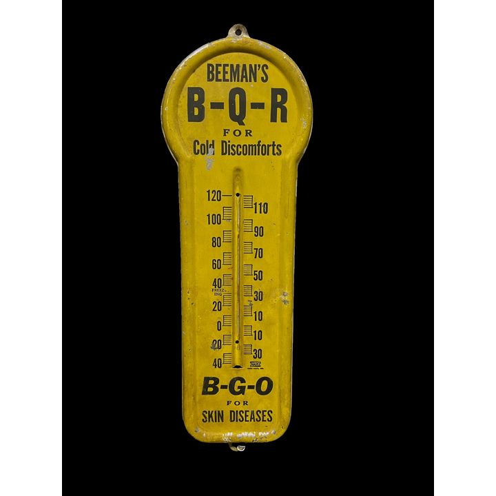 Beeman's Bqr For Cold Discomforts And Skin Diseases Thermometer