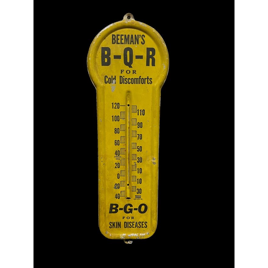 Beeman's Bqr For Cold Discomforts And Skin Diseases Thermometer