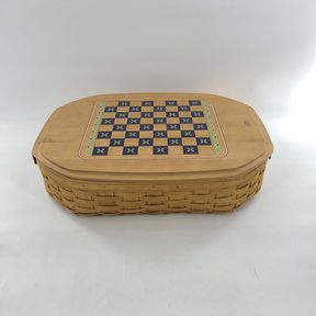 Longaberger 2005 All-in-One Game Basket with Accessory Set