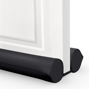 COMFYANNO DOOR DRAFT STOPPER, 30' TO 36' UNDER DOOR GAP FILLER DRAFT BLOCKER, WINDPROOF COATED DOOR BOTTOM DOUBLE SIDE SEAL, EASY