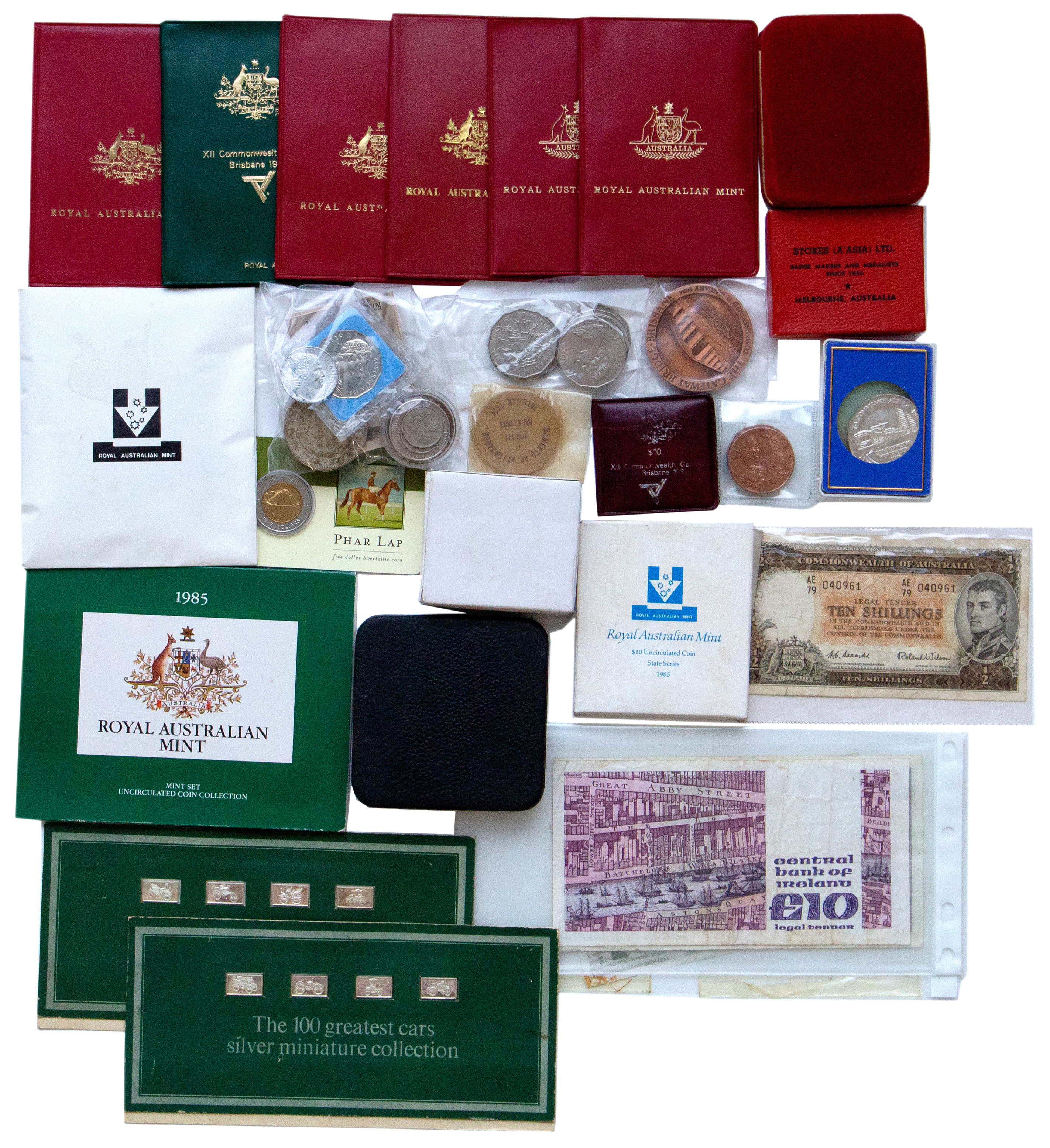 Elizabeth II, Mint Sets, 1976, aUNC - UNC