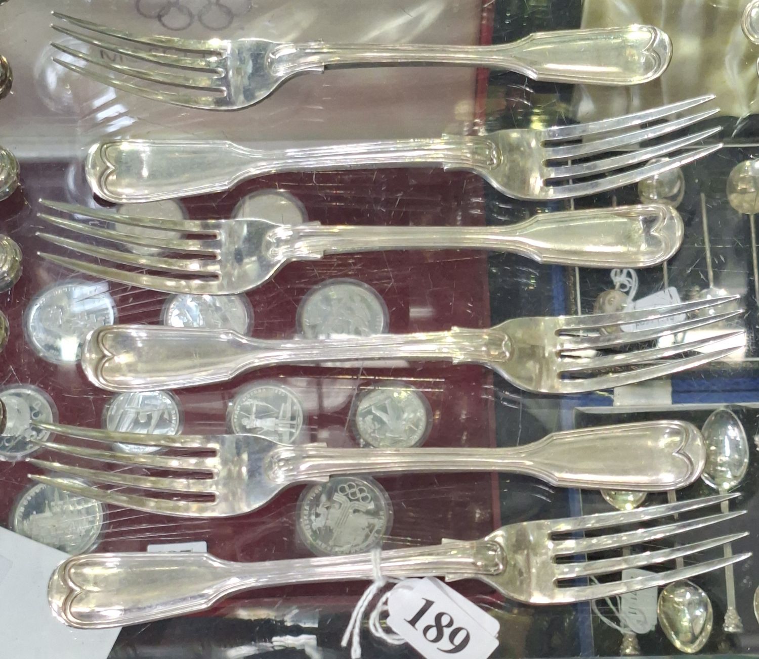 189 · STERLING SILVER FORKS