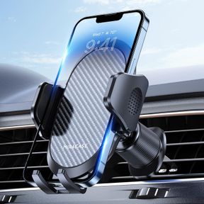 MIRACASE PHONE HOLDERS FOR YOUR CAR WITH NEWEST METAL HOOK CLIP, AIR VENT CELL PHONE CAR MOUNT, HANDS FREE UNIVERSAL AUTOMOBILE CR