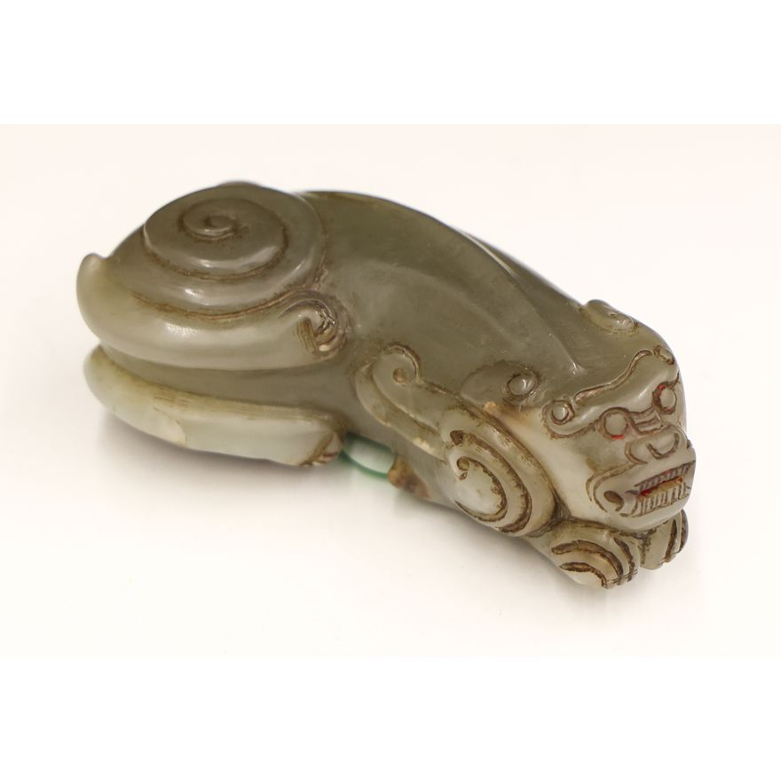 Chinese Jade Mythical Beast Carving
