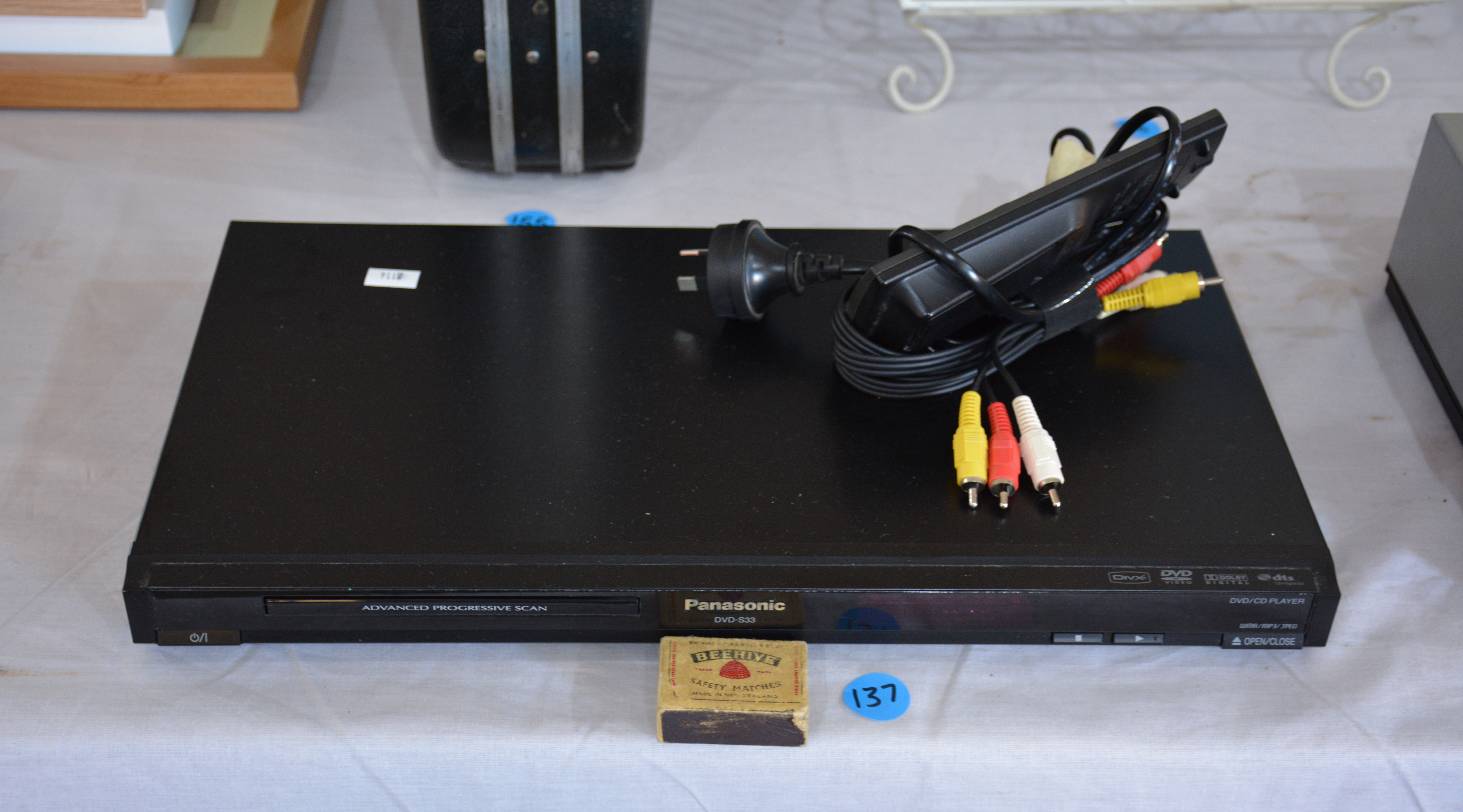 Panasonic DVD/CD Player - DVD-S33 — sold at auction in New Zealand for $10