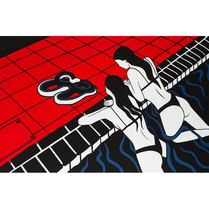 Adrianna Zawadzka | Girls in the swimming pool, 2021