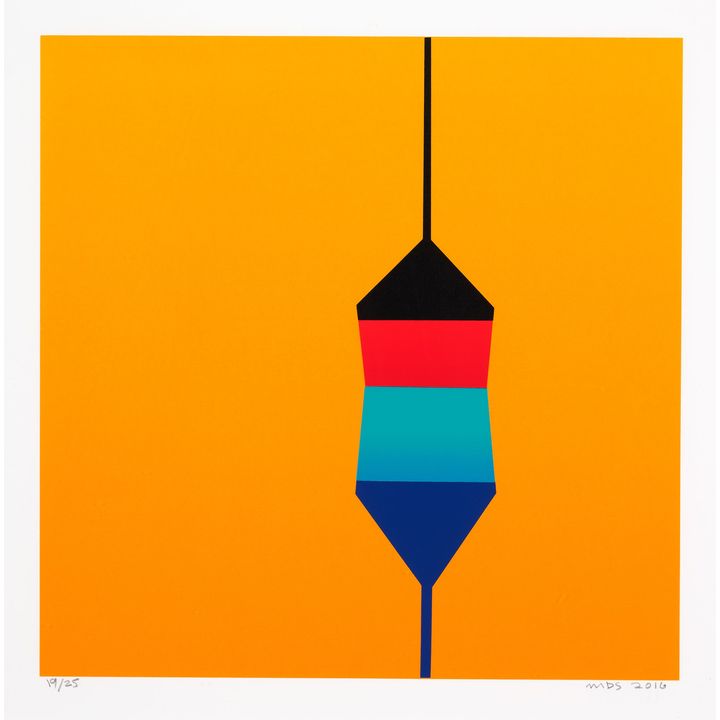 Michael Smither ‘Gone Fishing - The Red Yacht’