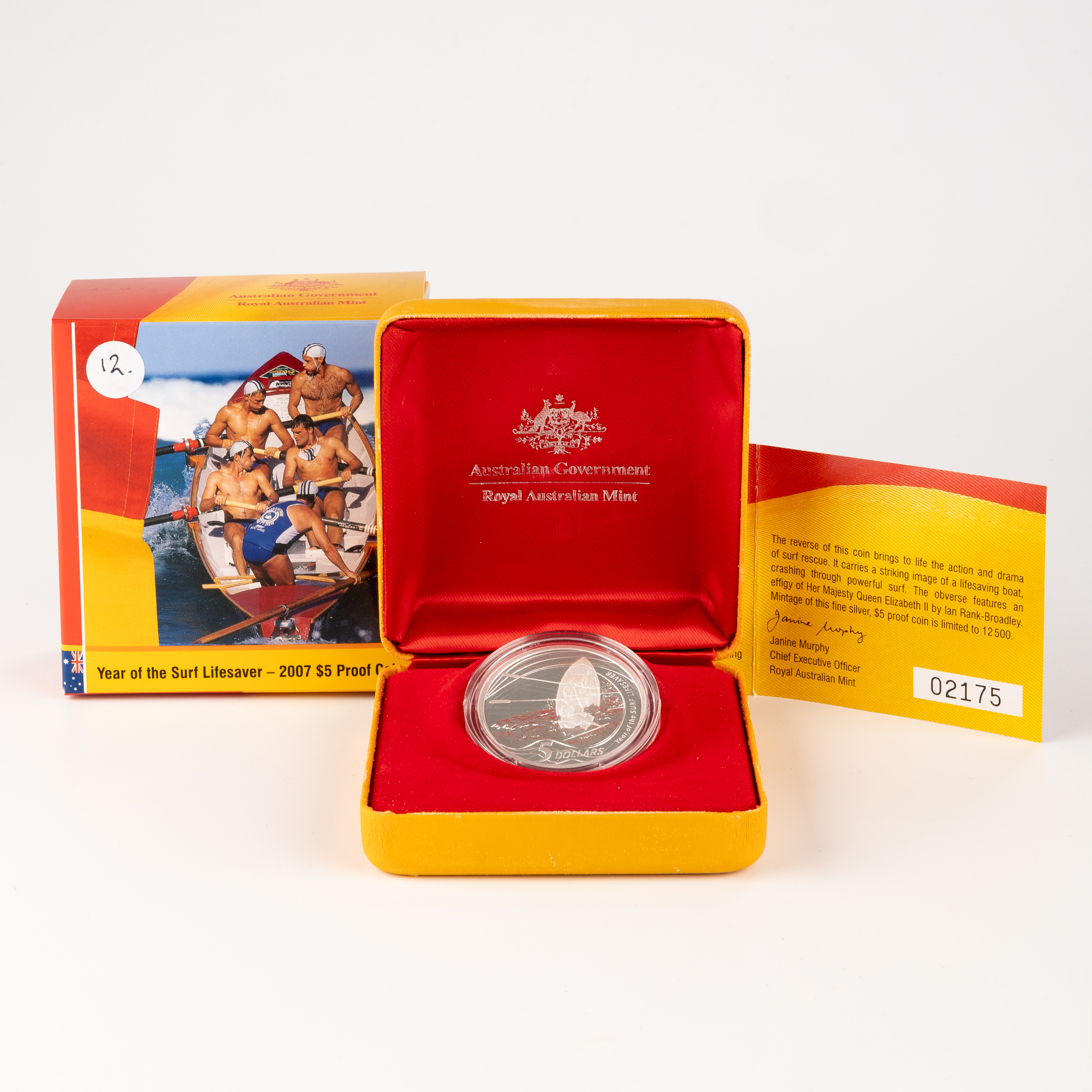Elizabeth II, RAM - Year of the Surf Lifesaver, Five Dollars, 2007, FDC