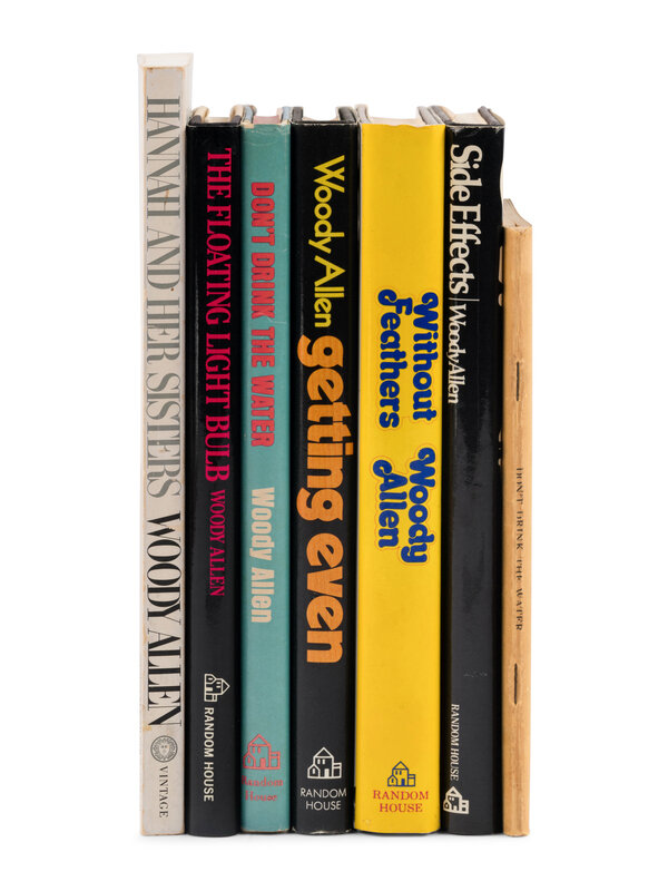 ALLEN, Woody. A group of 7 FIRST EDITIONS, MANY SIGNED, comprising: 