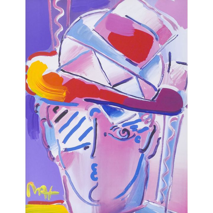 Peter Max ''Zero Prism'' 2001 Acrylic