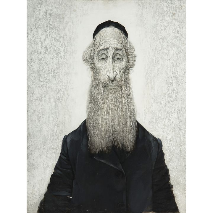 Maciej Lachur | Portret rabina, 1972 r.